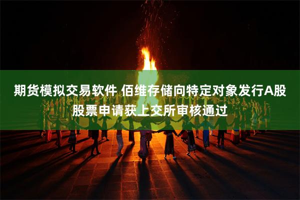 期货模拟交易软件 佰维存储向特定对象发行A股股票申请获上交所审核通过