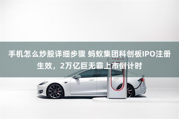 手机怎么炒股详细步骤 蚂蚁集团科创板IPO注册生效，2万亿巨无霸上市倒计时